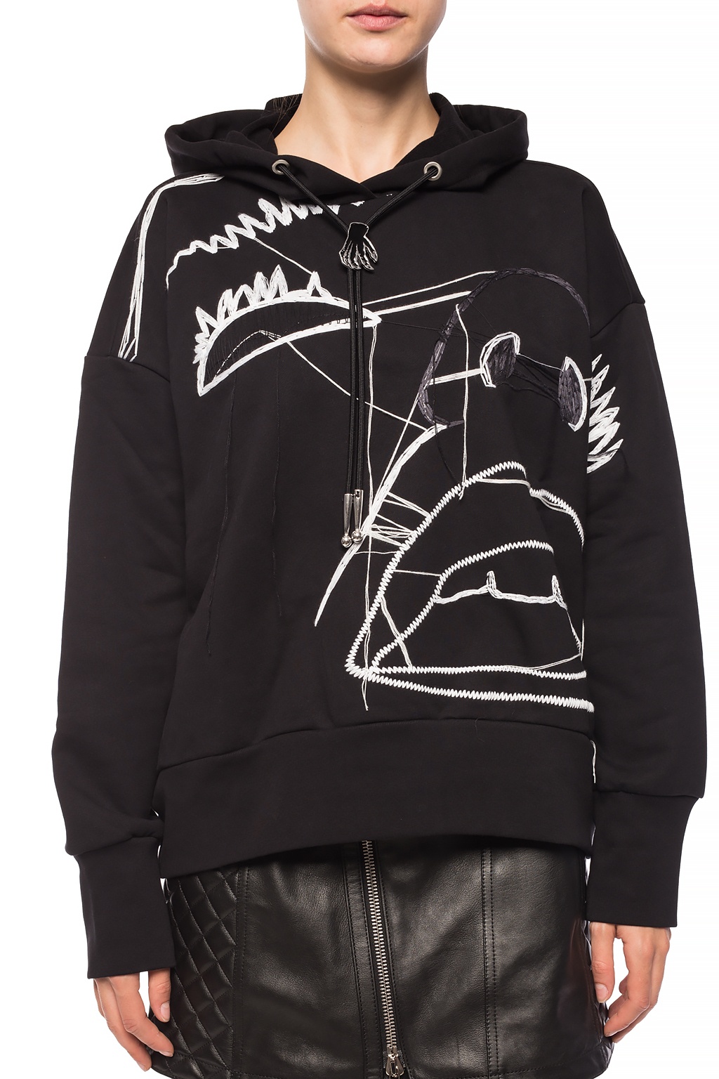 Diesel Black Gold Embroidered hoodie | Women's Clothing | Vitkac